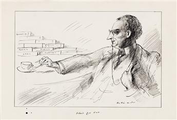 GUY PÈNE DU BOIS (1884-1958) T.S. Eliot / Prufrock. [CARICATURE / LITERATURE]